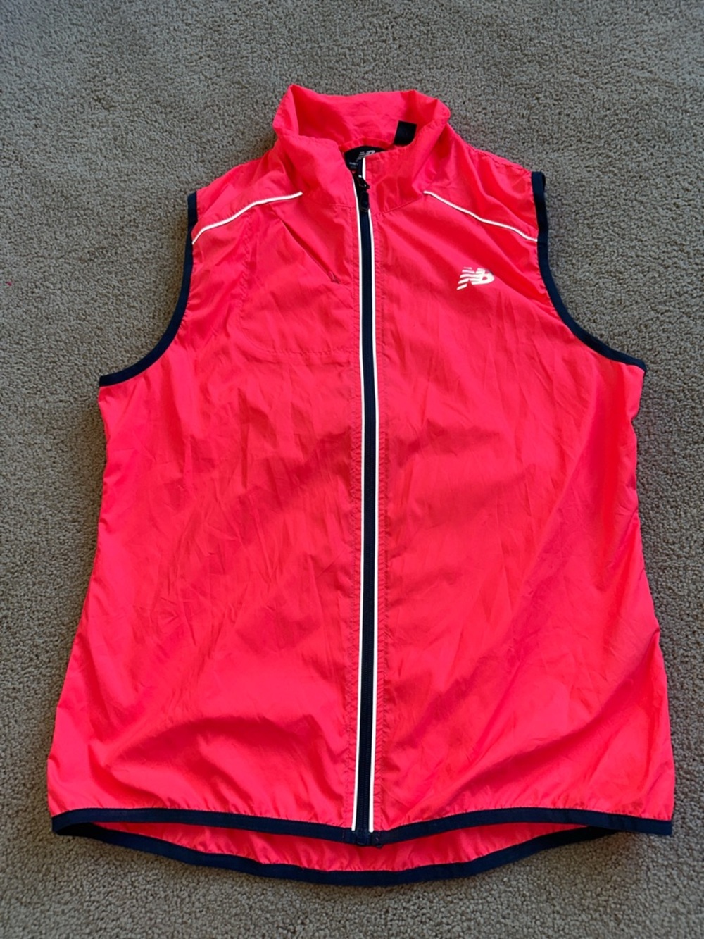 New Balance bright orange vest